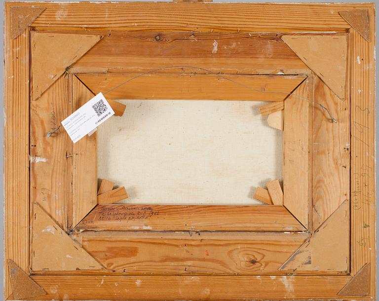 TUOMAS VON BOEHM, öljy kankaalle, signeerattu.