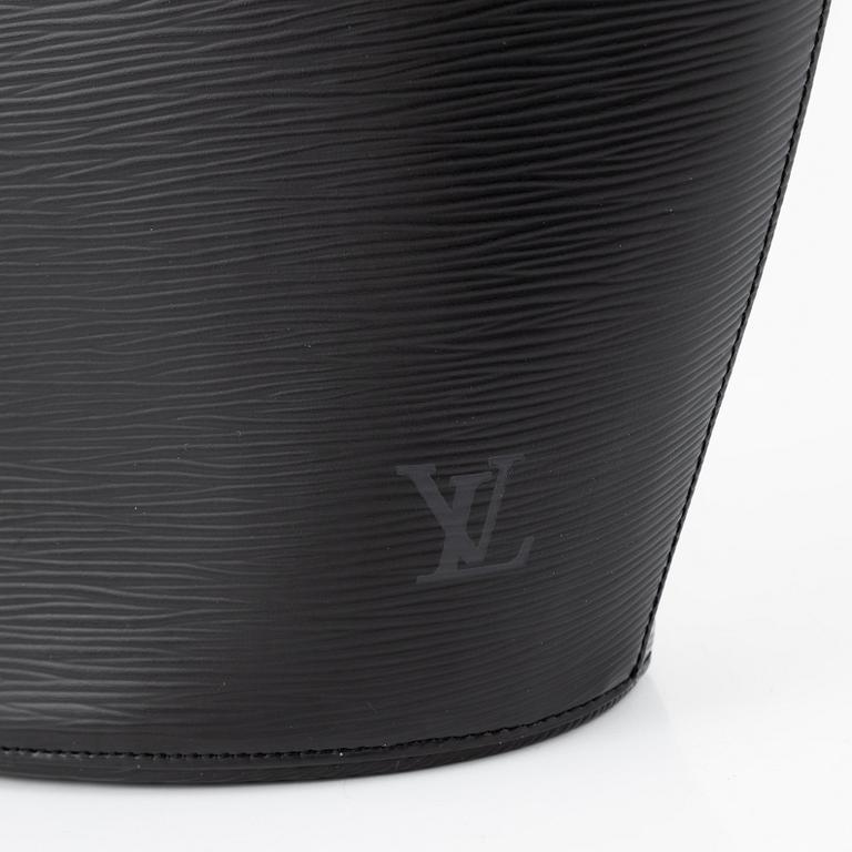 Louis Vuitton, a black epi "Noctambule" tote bag.