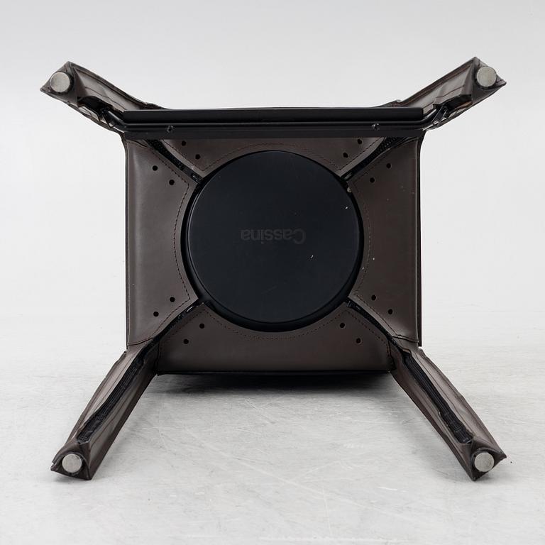 Mario Bellini, Three "410 CAB" bar stools, Cassina, Italy, 21st century.