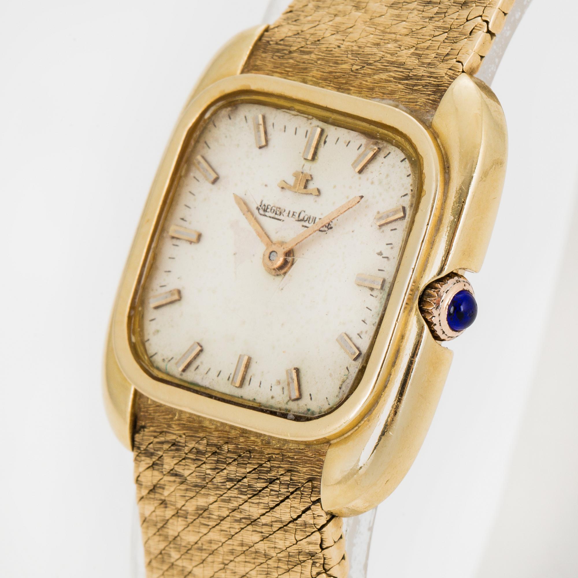 JAEGER LeCOULTRE, wristwatch, 22 mm.