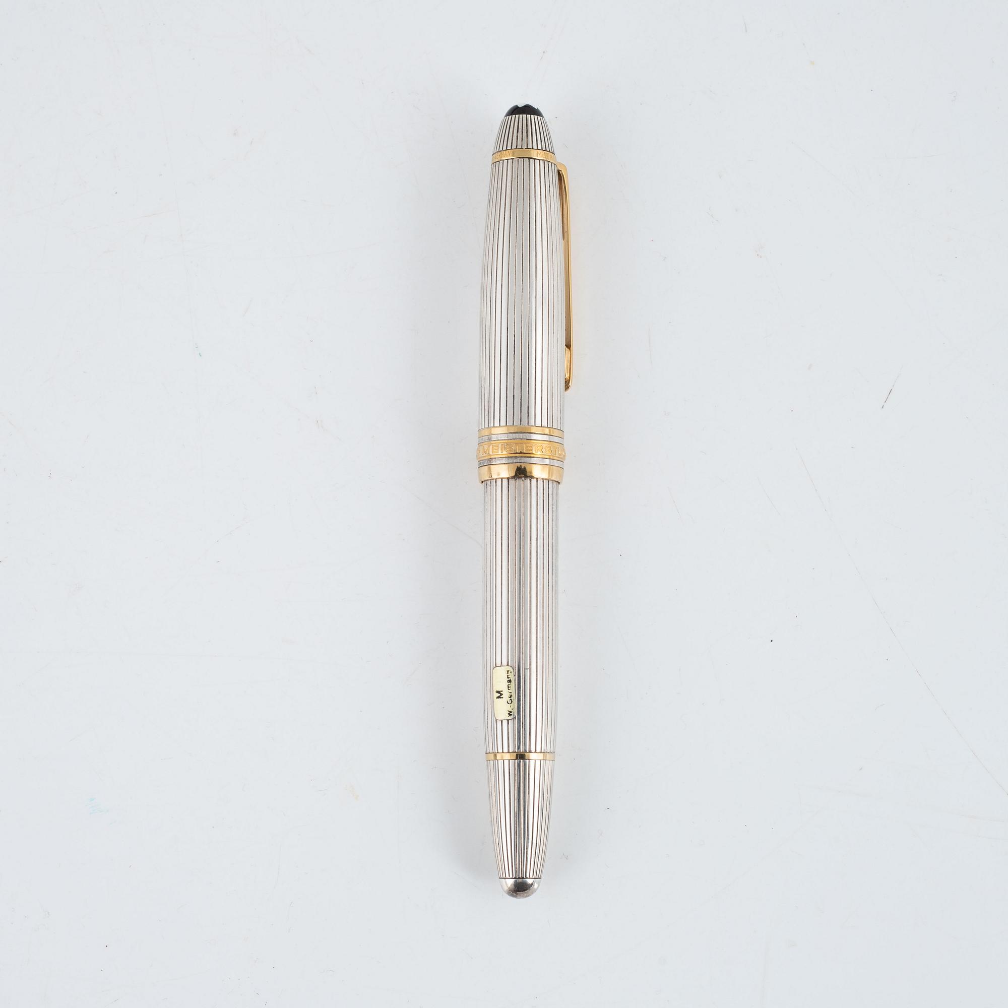 Montblanc, reservoarpenna, sterlingsilver, Meisterstück No 146, Tyskland.