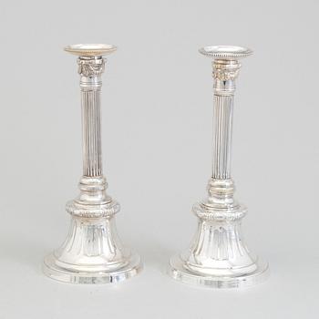 A pair of silverplated candelabra, "Väsby" of the IKEA 18th century series, late 20th century.