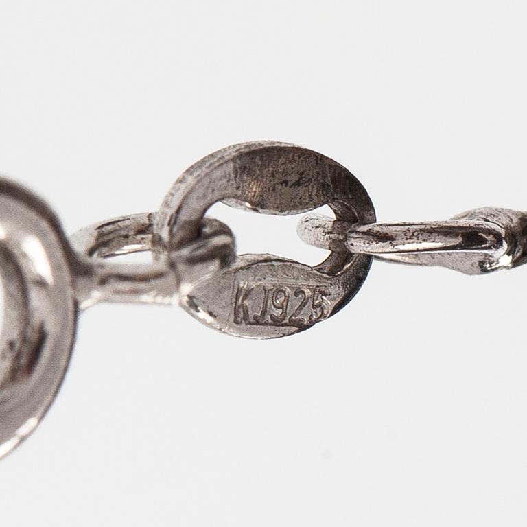 Torbjörn Tillander, a silver necklace for Kalevala Koru, 1958.