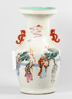 GOLVVAS, porslin, Kina, 1800/1900-tal.