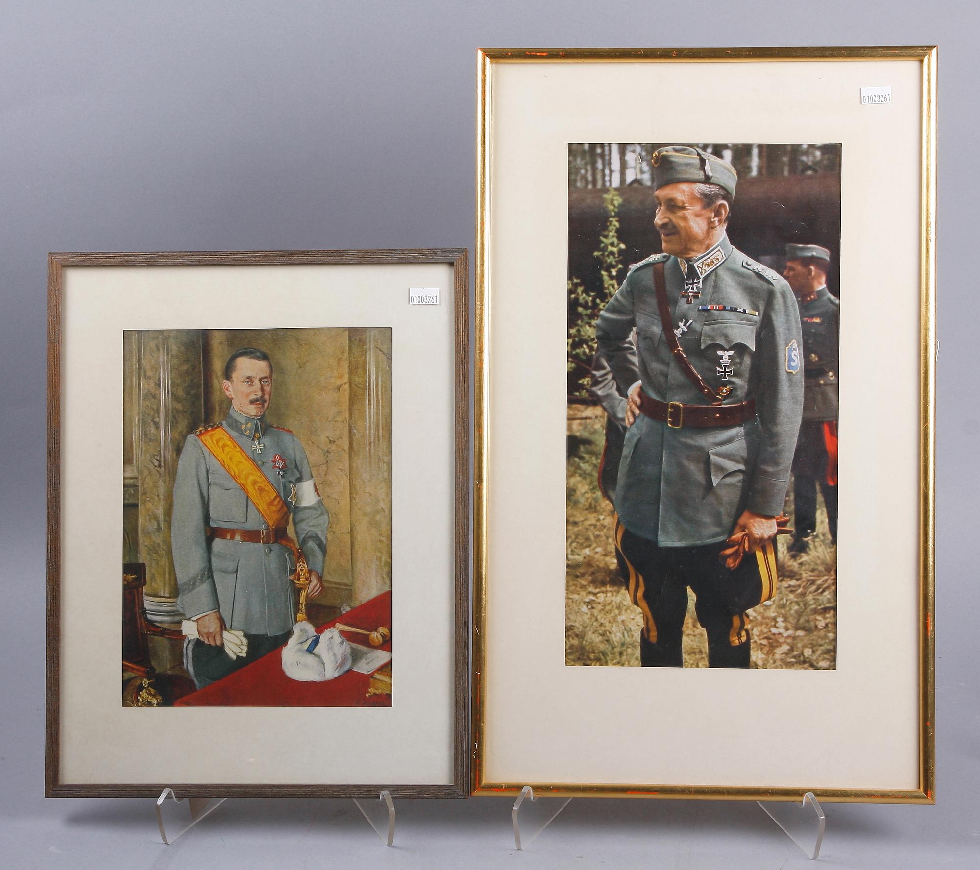 TRYCK, 6 st, Finland, 1940-tal.