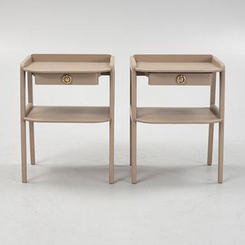 Sängbord, ett par, 1900-talets andra hälft.