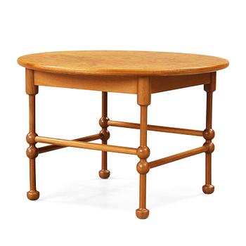 343. Josef Frank, a mahogany and burrwood side table, Svenskt Tenn, model 1028.