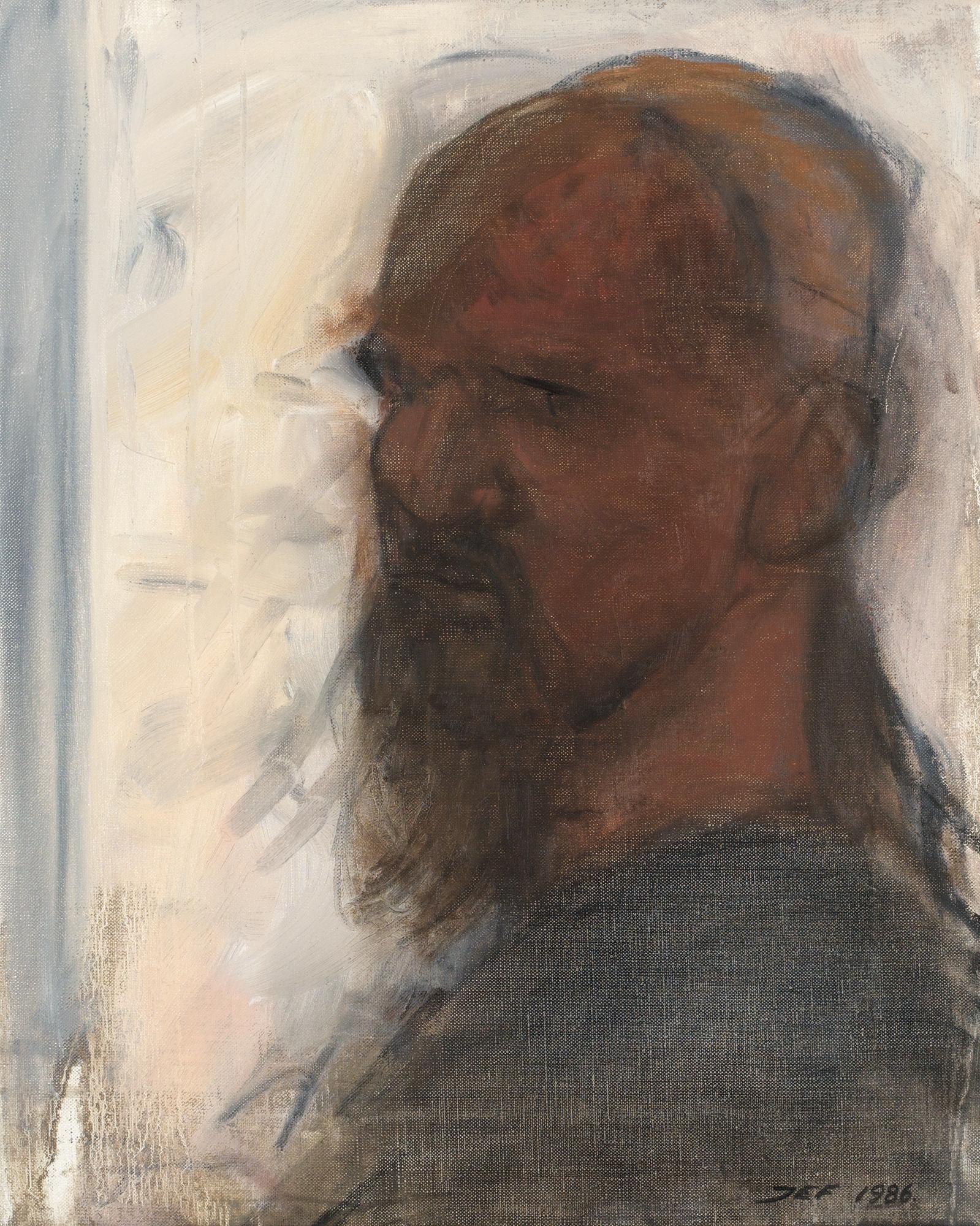 John-E Franzén, Självporträtt.