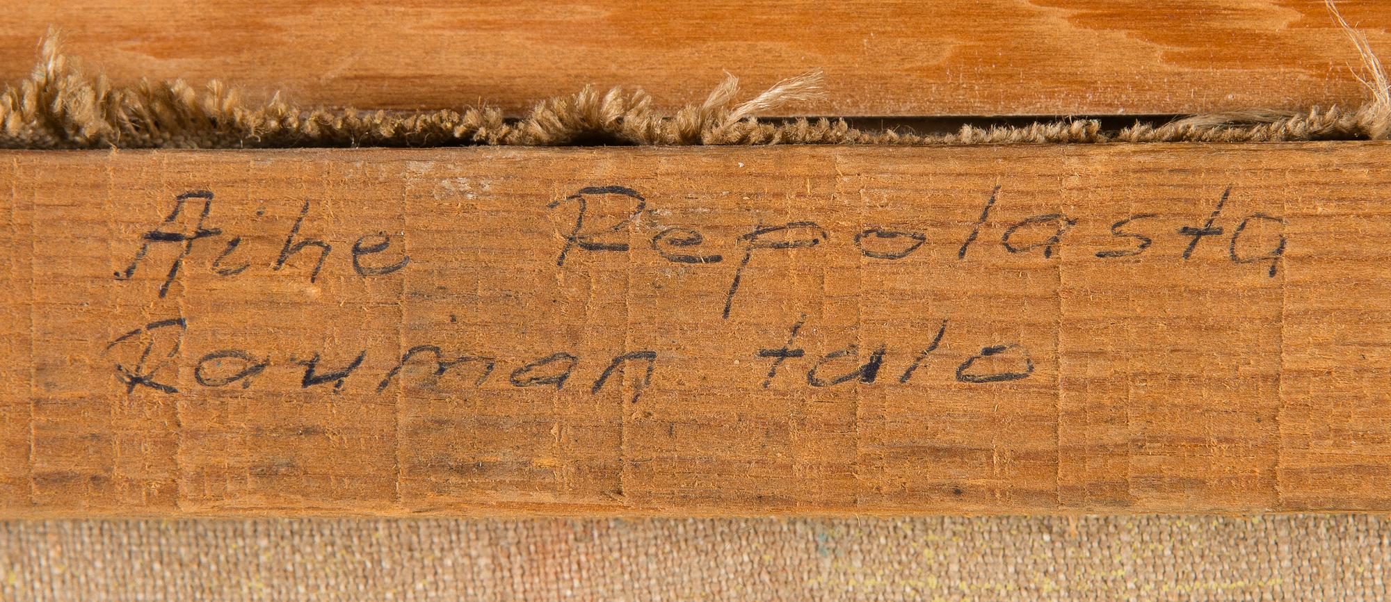 Armas Mikola, "Aihe Repolasta, Rauman talo".