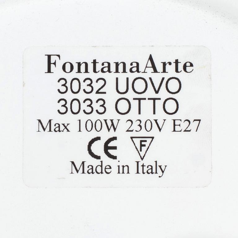 A FONTANA ARTE SUSPENSION LAMP. 1990s.