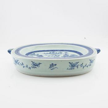 Heating dish China circa 1800 porcelain.