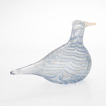 Oiva Toikka, a 'Cloud tern' glass bird, second quality, signed O. T Nuutajärvi II.