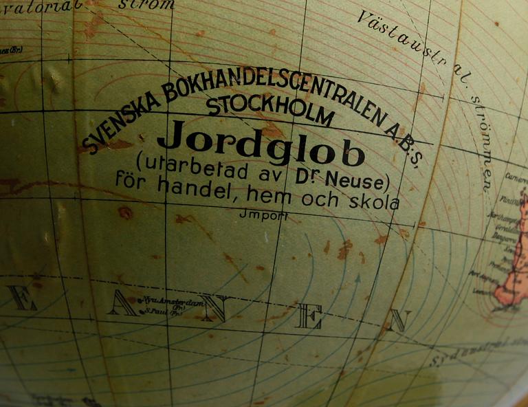JORDGLOB, tidigt 1900-tal.