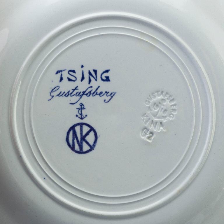 A 64-PIECE DINNER SERVICE, 'Tsing', Gustafsberg, 20th century.