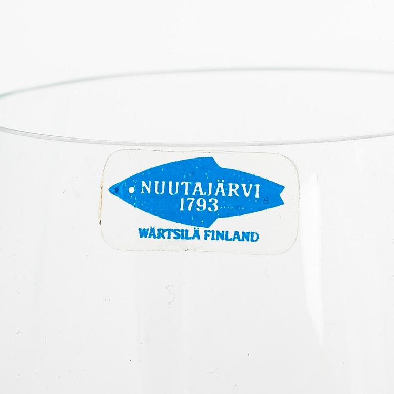 Saara Hopea, a 12-piece set of 'Traviata' wine glasses, Nuutajärvi.