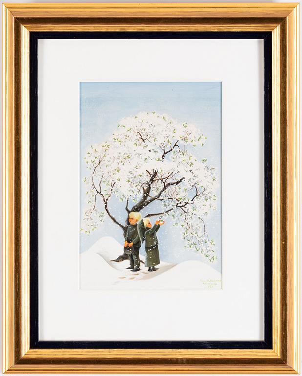 Ilon Wikland, The original cover of Astrid Lindgren's "Sunnanäng".