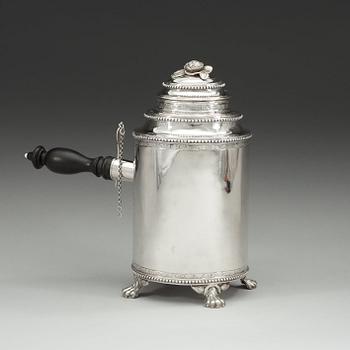 KAFFEKANNA, av Petter Eneroth, Stockholm 1791. Gustaviansk.