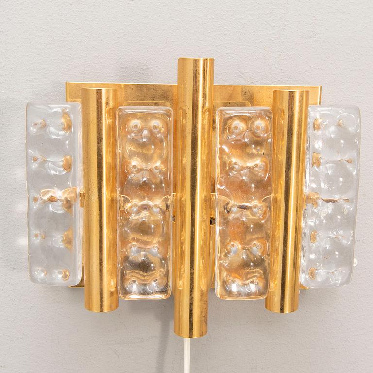A pair of Hans-Agne Jakobsson wall lamps Markaryd second half of the 20th century.