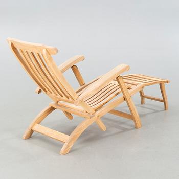 A 21st century deckchair, "Steamer", by Skagerak, Denmark.