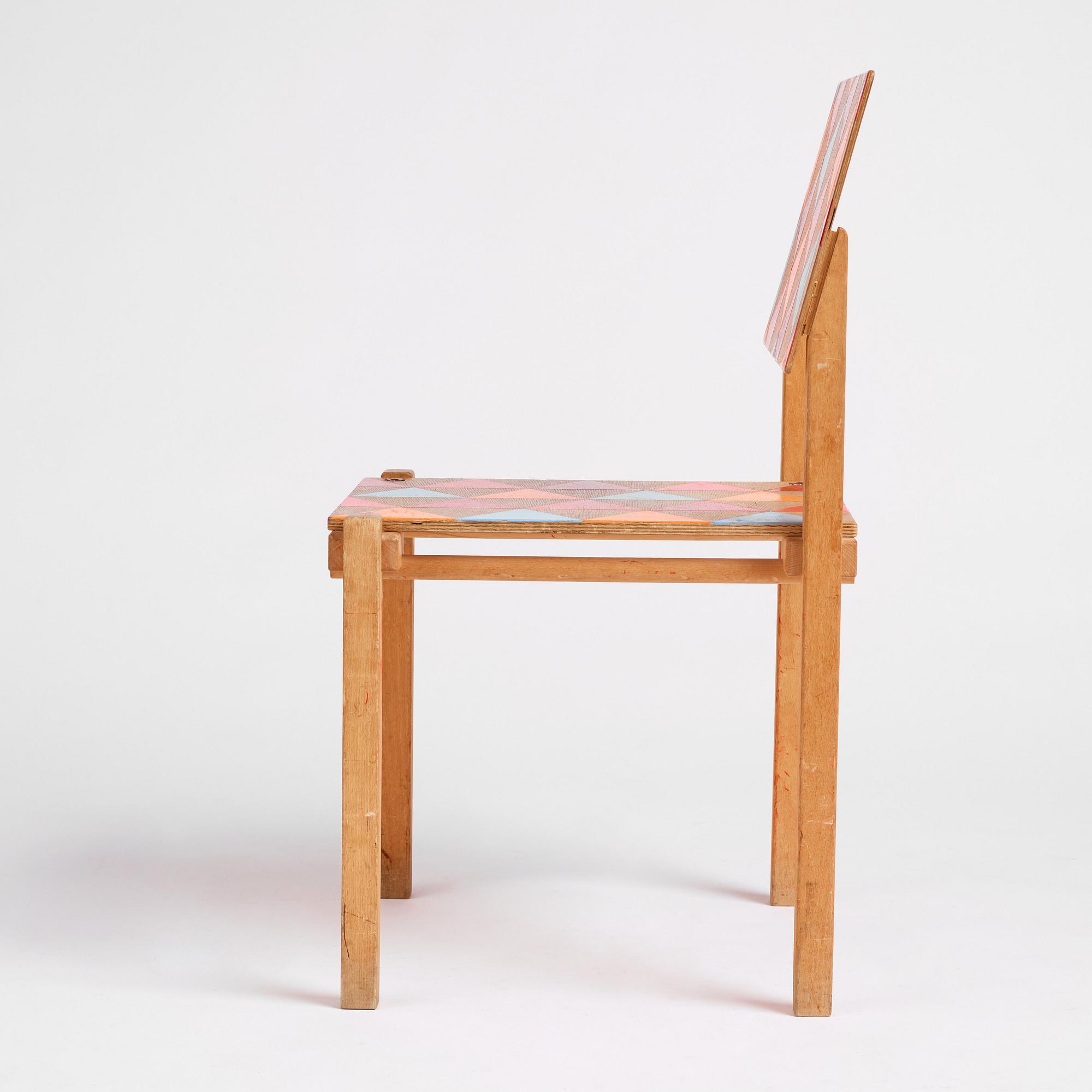 Åke Axelsson, & KG Nilsson, a chair, ed 1/2. executed in 1982.