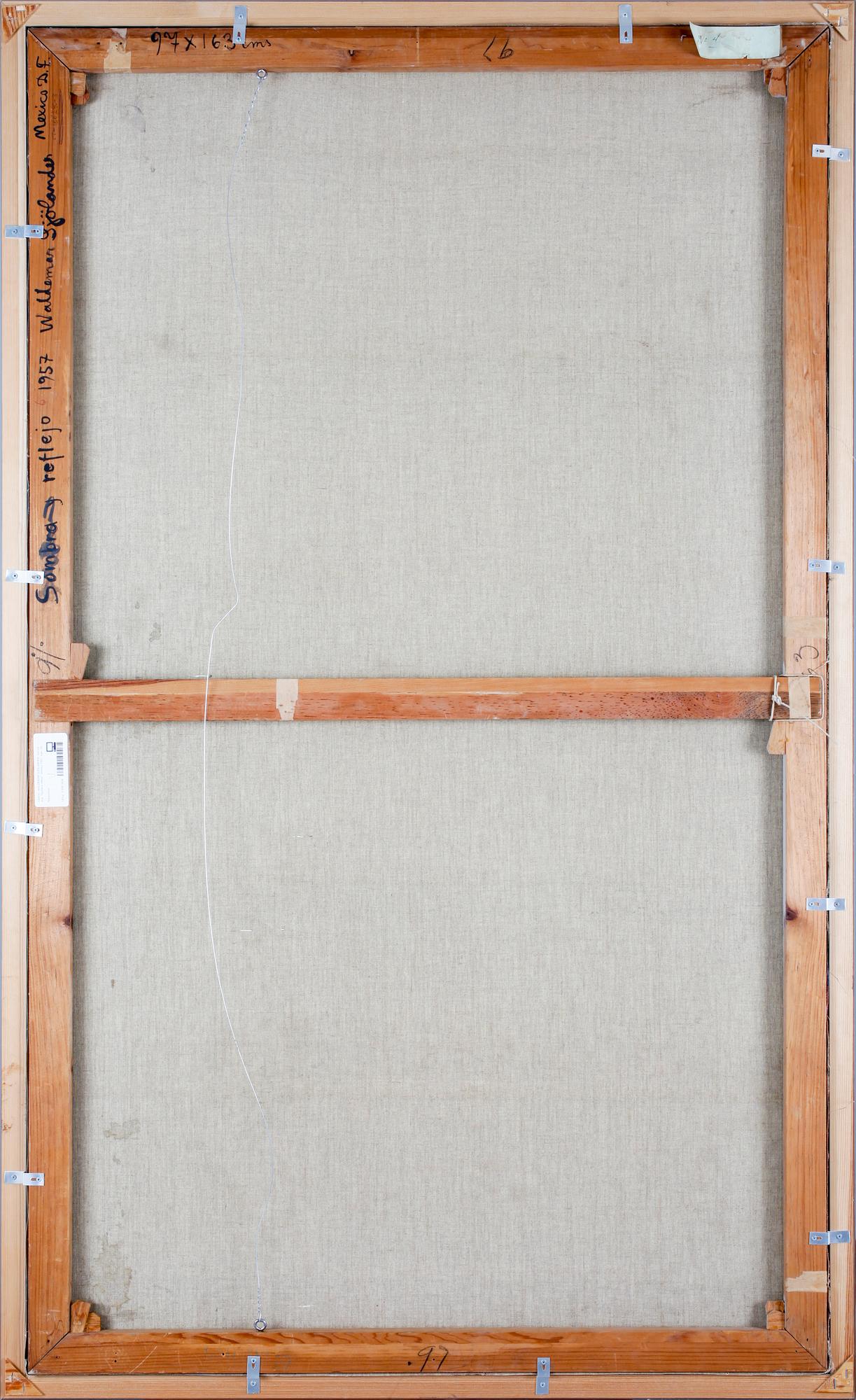 WALDEMAR SJÖLANDER, olja på duk, sign o dat Mexiko 1957.