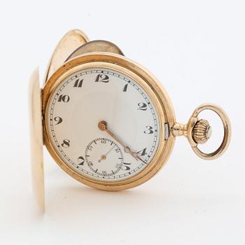 POCKET WATCH, hunting case, 47 mm,