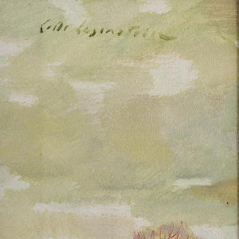 Lotte Laserstein, Fantasy landscape with people.