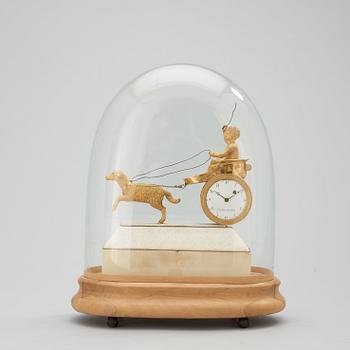 A Swedish Empire bronze case masterpiece by N. Kullberg 1822.