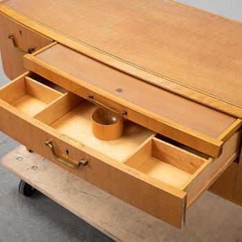 A dressing table and a mirror, Bodafors, probably 1940s.