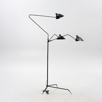 Serge Mouille, a three-armed standing floor lamp, France, 2014.