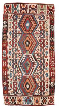 1726. SEMI-ANTIQUE ANATOLIAN KILIM, probably Karaman. 330,5 x 168 cm.