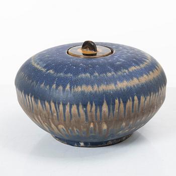 Harald Östergren, lidded urn/vase with lid, Upsala Ekeby, 1930-1932.
