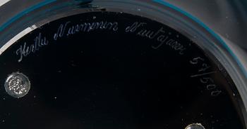 KERTTU NURMINEN, fat, glas, signerad Kerttu Nurminen, Nuutajärvi 57/500.