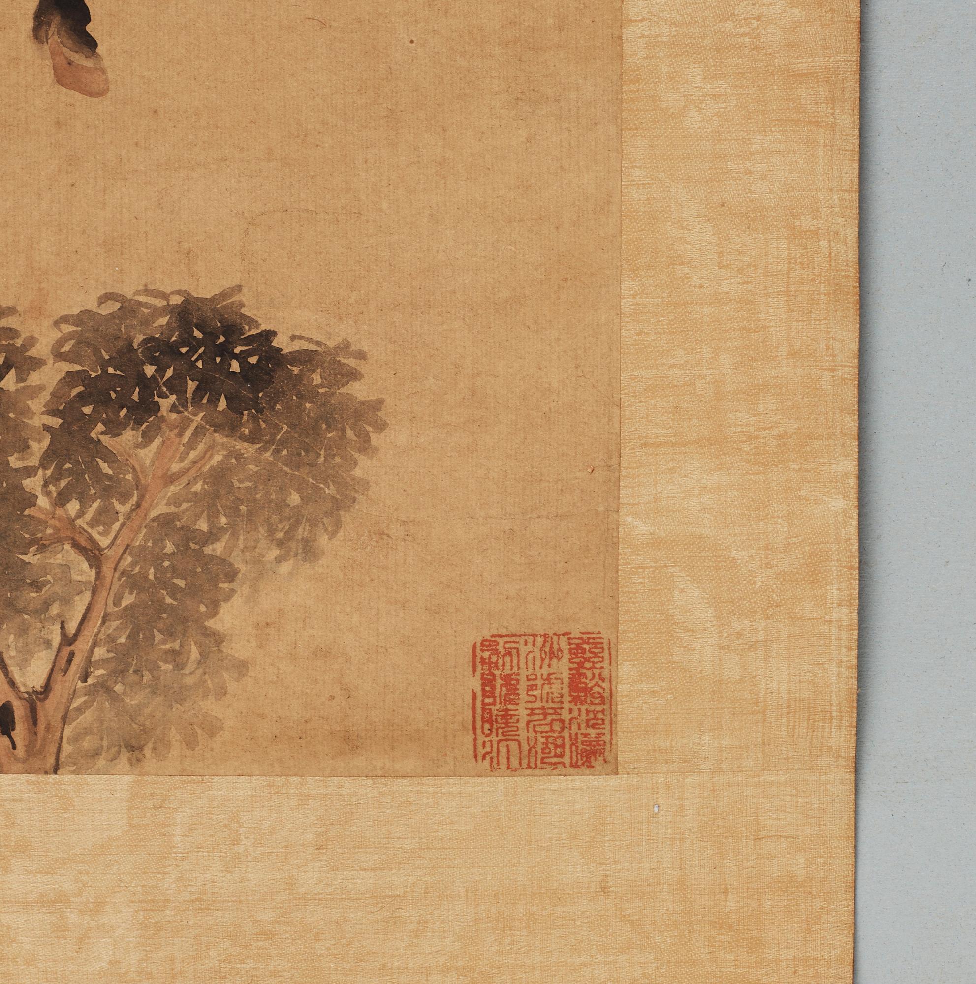 RULLMÅLNING, Kina. 1800/1900-tal.