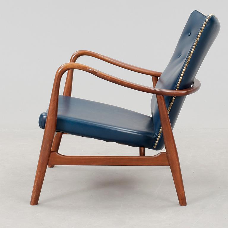 FÅTÖLJ, okänd formgivare, Danmark, 1900-talets andra hälft.