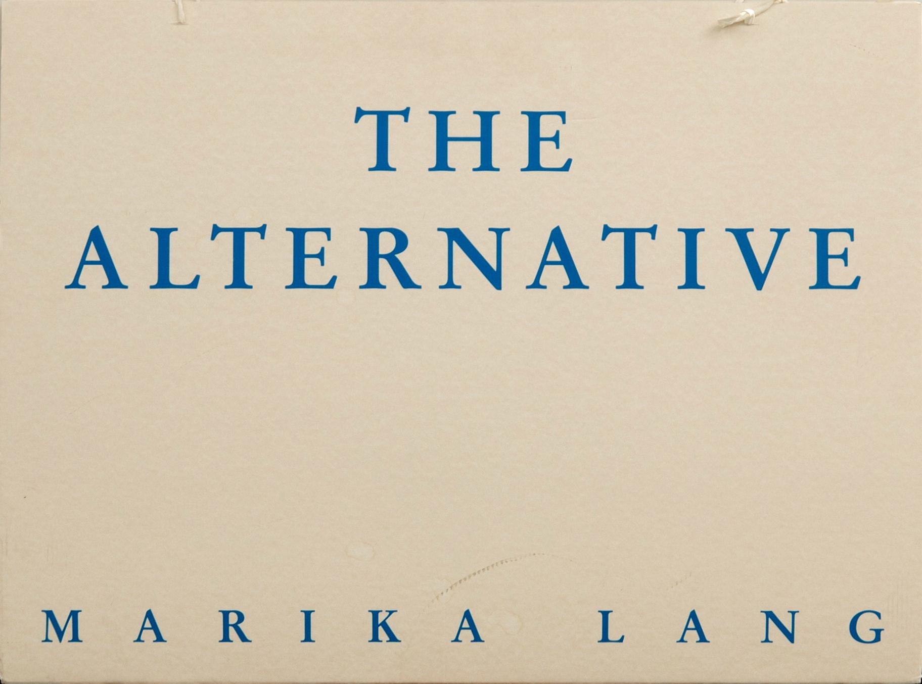 Marika Lang, folder "The Alternative".