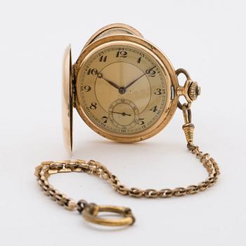 POCKET WATCH, hunting case, 49 mm,