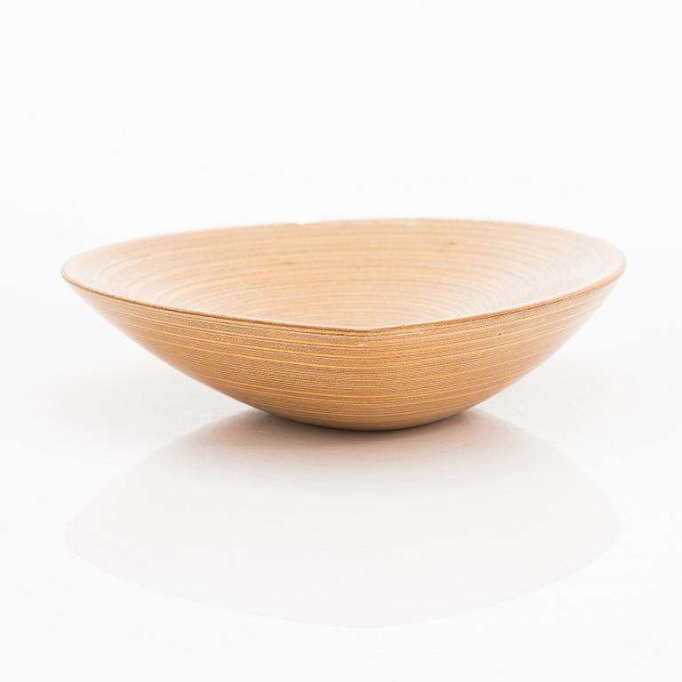Tapio Wirkkala, A plywood dish signed TW.