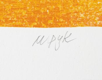 Madeleine Pyk, "Änglabukten", mapp med tre färglitografier.