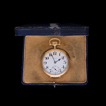 FICKUR, E. Howard, 18K guld, Keystone, 1900-talets början, 0-Series. Vikt tot. 94,4 g.