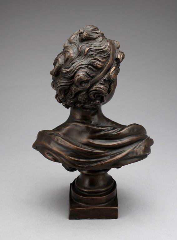 OKÄND KONSTNÄR, skulptur, brons, troligen 1900-tal.