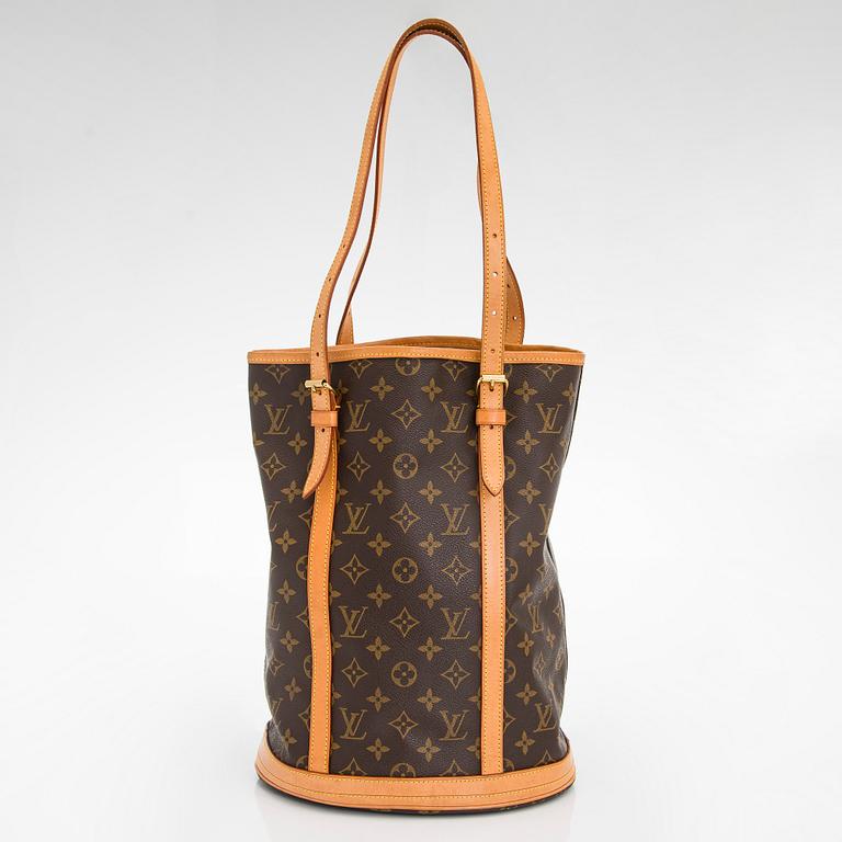 Louis Vuitton, a Monogram Canvas "Bucket" bag and pochette.