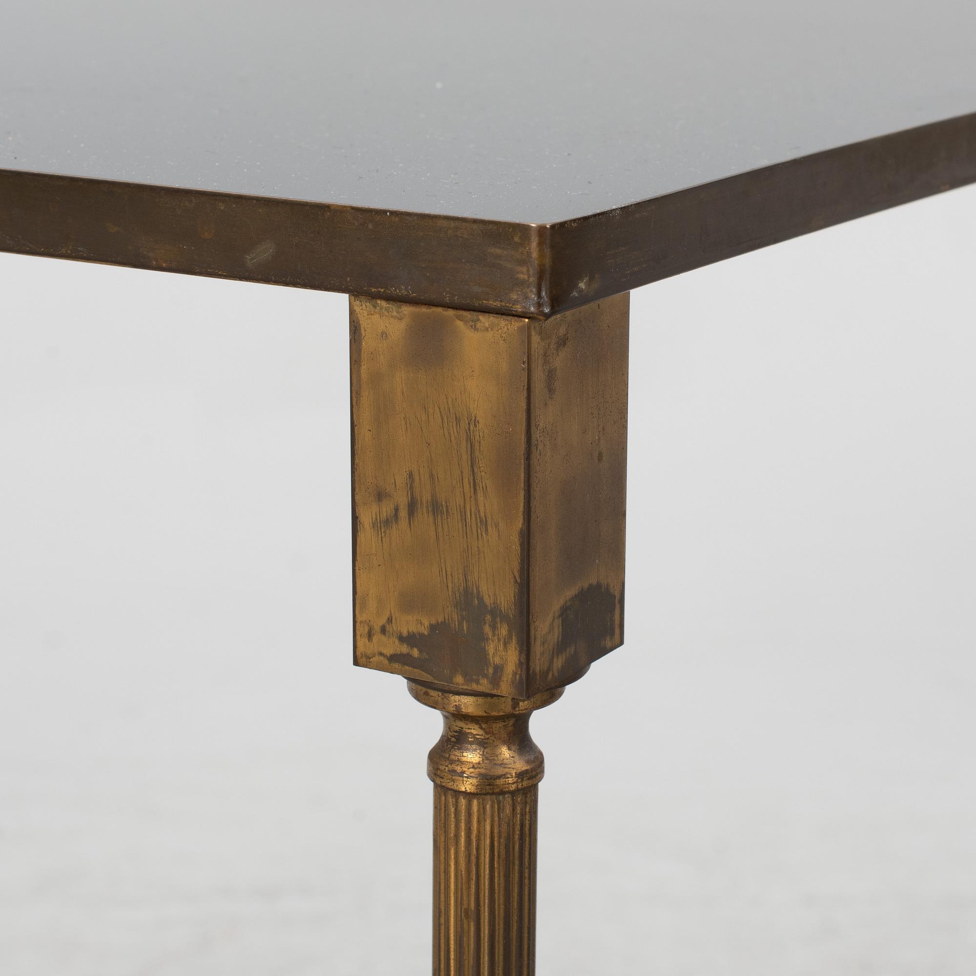 A three.piece nesting table, second half of the 20th century.