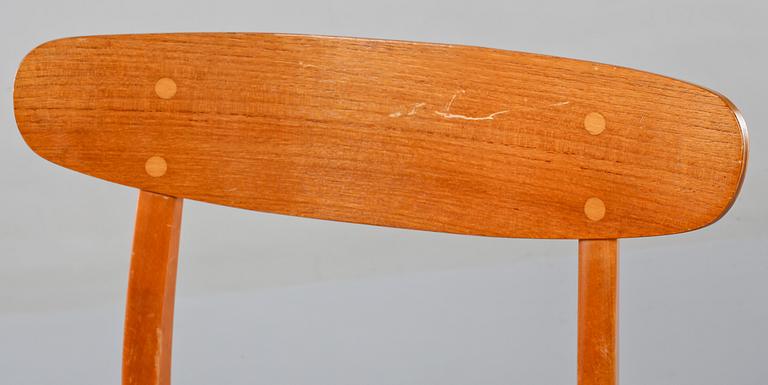 MATBORD, samt STOLAR, 4 st, 1950/60-tal.