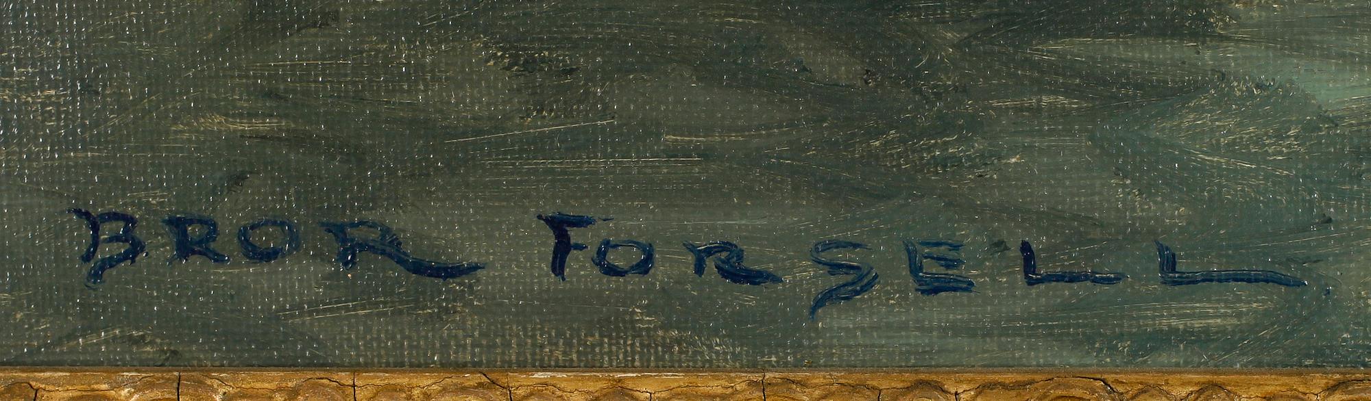 BROR FORSELL, olja på duk, sign.