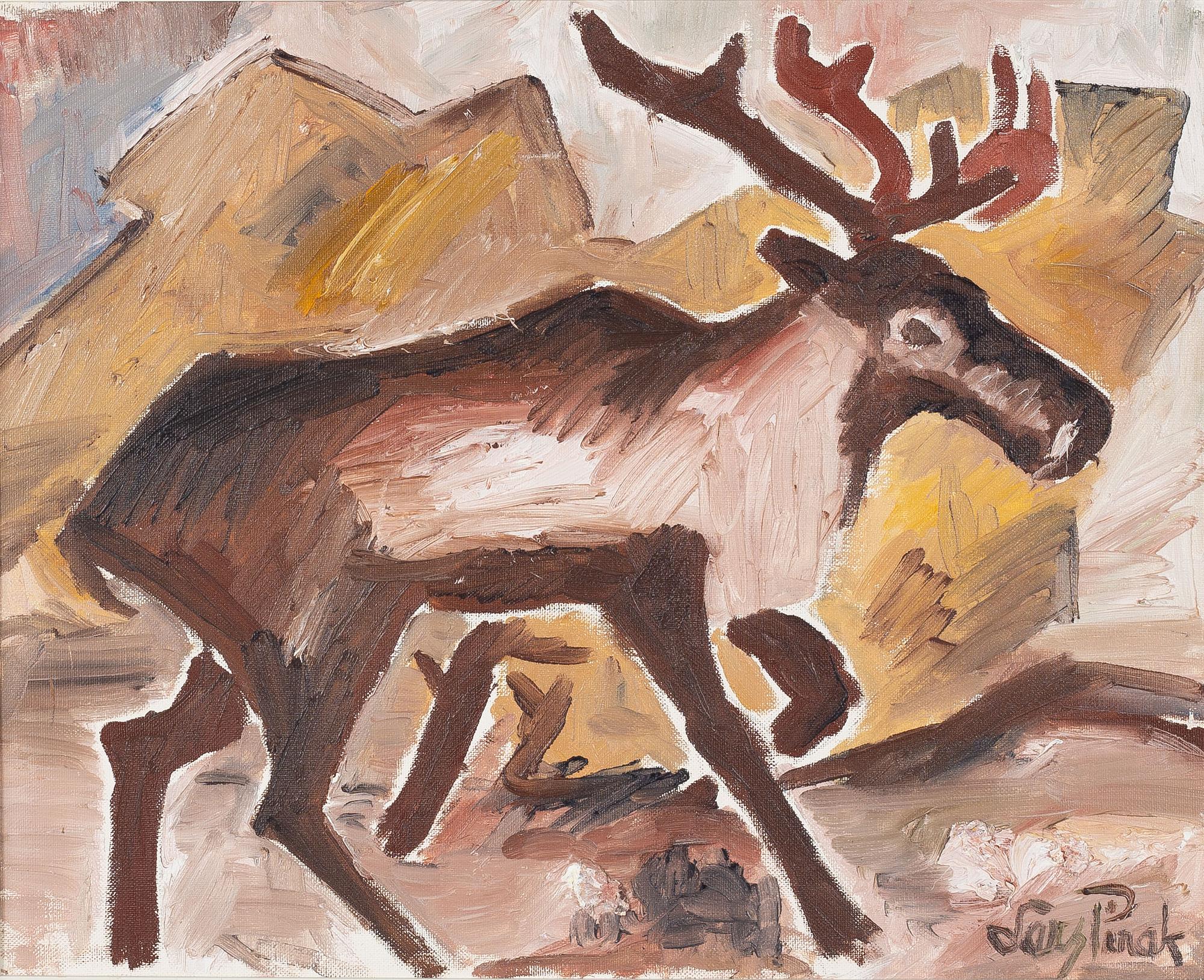 Lars Pirak, Ren på fjället.