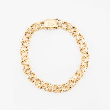 Bismarck-link necklace, 18K gold.