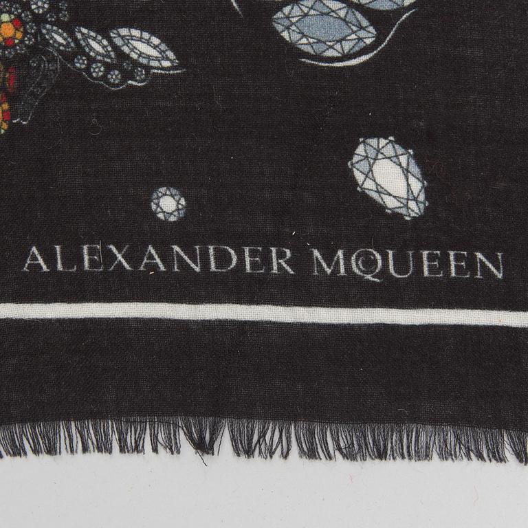 A cashmere shawl by Alexander McQueen.