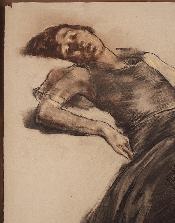 Lotte Laserstein, Resting Traute.