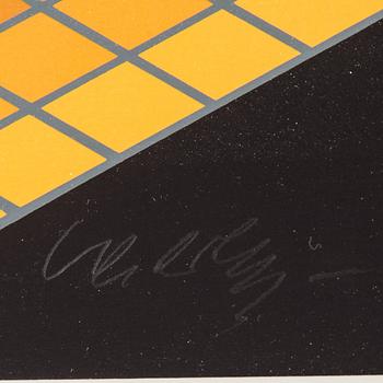 VICTOR VASARELY, färgserigrafi, signerad Vasarely och numrerad EA XVII/XXX med blyerts.